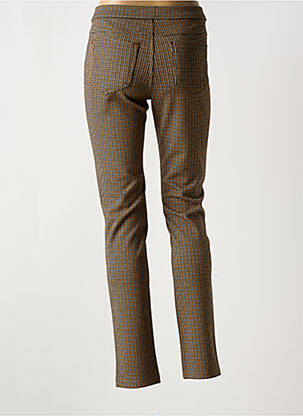 Pantalon slim taille élastique taille normale marron BARILOCHE femme