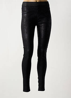 Jegging tissage popeline taille normale noir KAPORAL femme