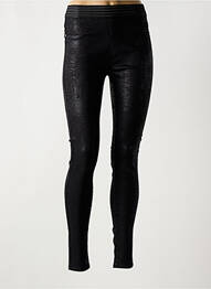 Jegging tissage popeline taille normale noir KAPORAL femme
