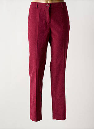 Pantalon slim taille élastique taille normale rouge BARILOCHE femme