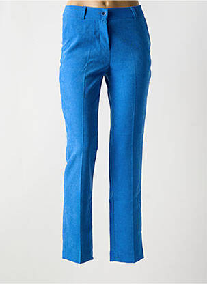 Pantalon slim taille élastique taille normale bleu BARILOCHE femme
