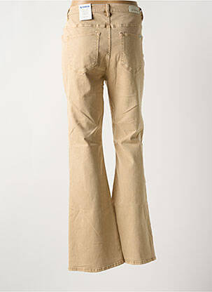 Jean coupe flare stretch taille normale beige GARCIA femme