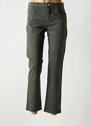 Pantalon 7/8 stretch taille normale vert LOLA ESPELETA femme