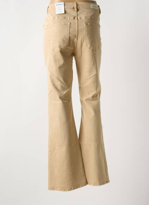Jean coupe flare stretch taille normale beige GARCIA femme
