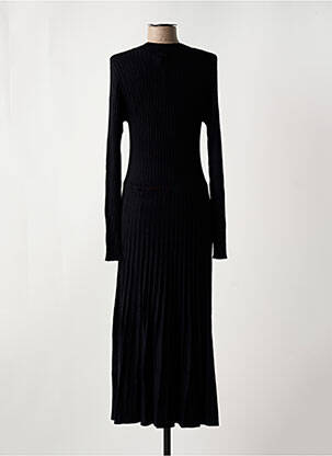Robe longue manches longues manches longues noir SOYACONCEPT femme