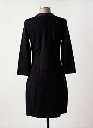 Robe courte manches longues manches longues noir EVA KAYAN femme