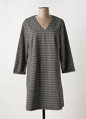 Robe courte manches 3/4 manches 3/4 noir LOLA ESPELETA femme
