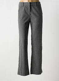 Pantalon droit taille à pinces taille haute gris SOYACONCEPT femme