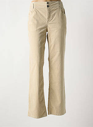 Pantalon flare stretch taille normale beige EVA KAYAN femme