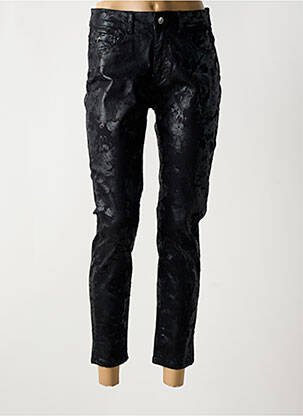 Pantalon 7/8 stretch taille normale noir FRED SABATIER femme