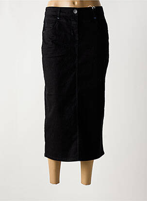 Jupe longue coupe droite noir CECIL femme