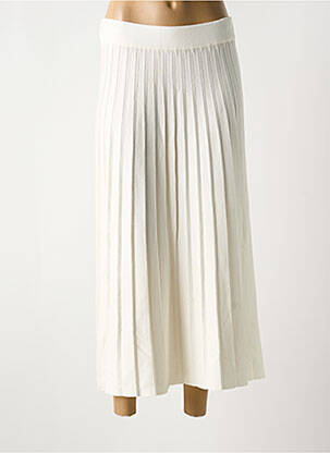 Jupe longue beige MARBLE pour femme