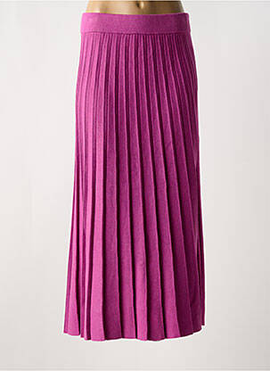 Jupe longue rose MARBLE pour femme