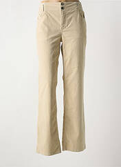 Pantalon flare beige EVA KAYAN pour femme seconde vue