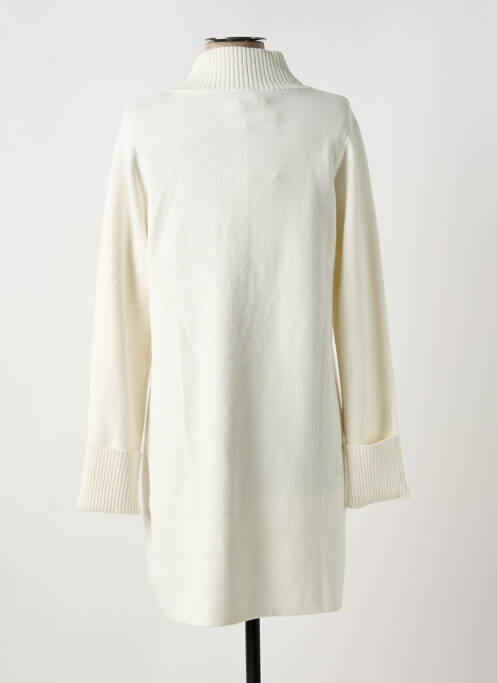 Gilet manches longues stretch beige MARBLE femme