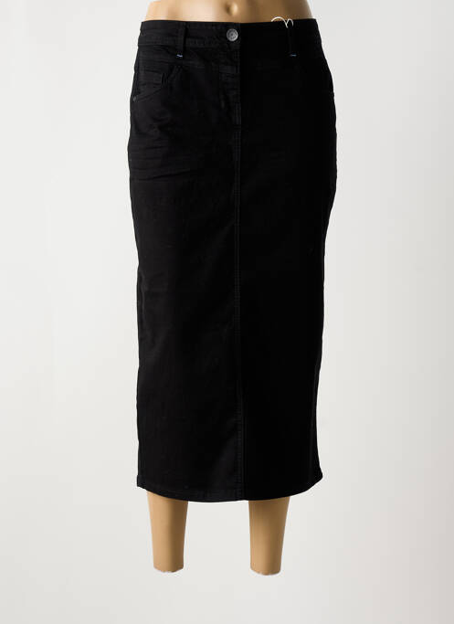 Jupe longue coupe droite noir CECIL femme