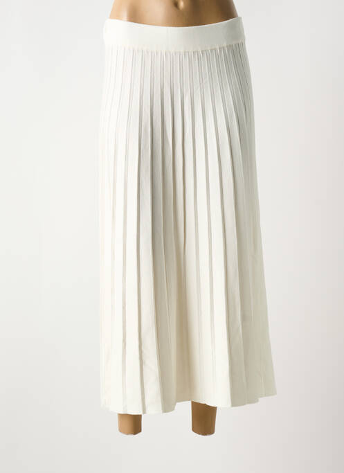 Jupe longue beige MARBLE pour femme