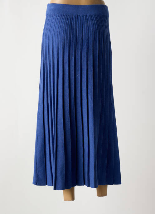 Jupe longue bleu MARBLE femme