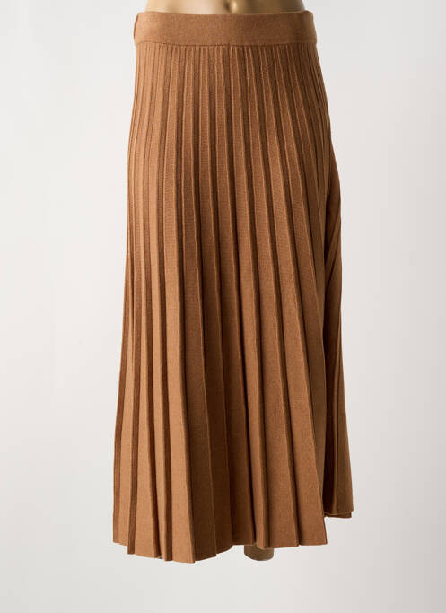 Jupe longue marron MARBLE pour femme