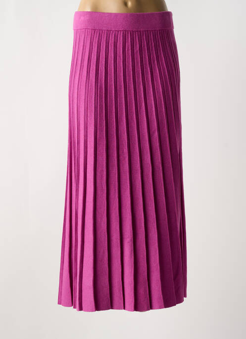 Jupe longue rose MARBLE pour femme