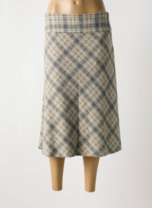 Jupe mi-longue gris TONI DRESS pour femme