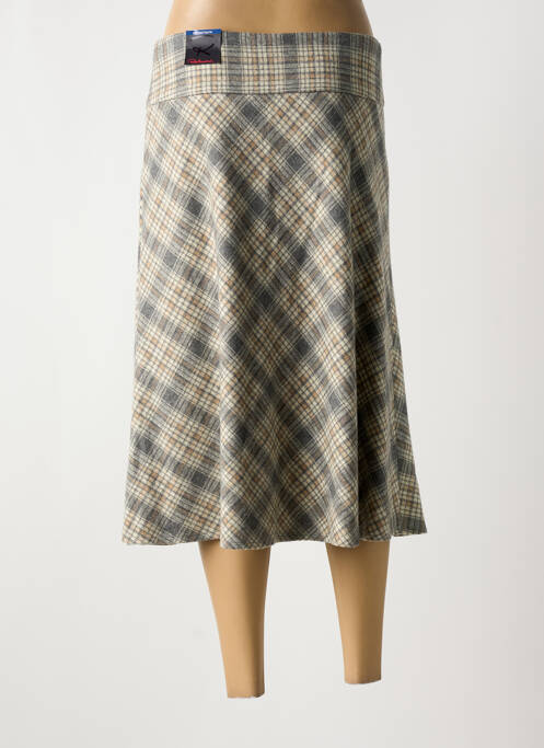 Jupe mi-longue gris TONI DRESS pour femme