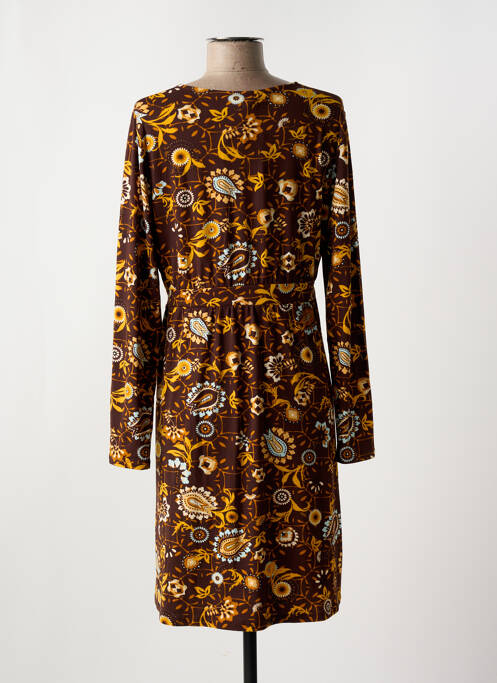 Robe mi-longue marron SURKANA pour femme