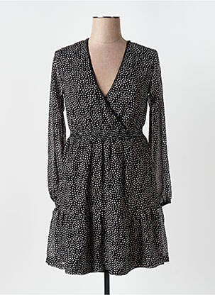 Robe courte manches longues manches longues noir TIFFOSI femme