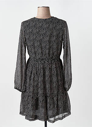 Robe courte manches longues manches longues noir TIFFOSI femme