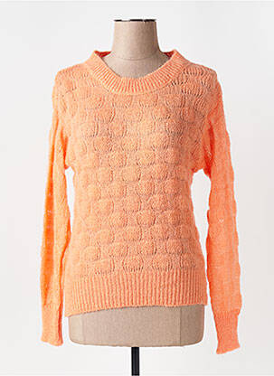 Pull stretch manches longues orange LOLA ESPELETA femme