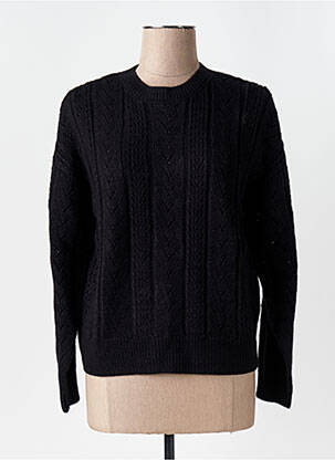 Pull stretch manches longues noir TIFFOSI femme