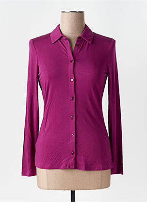 Chemisier manches longues manches longues violet SURKANA femme