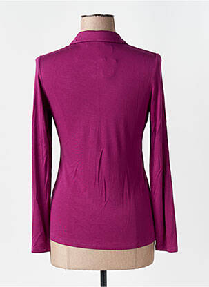Chemisier manches longues manches longues violet SURKANA femme