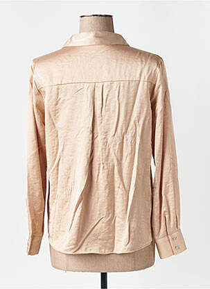 Chemisier coupe fluide manches longues beige BARILOCHE femme