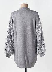Robe pull gris ELEVEN PARIS pour femme seconde vue