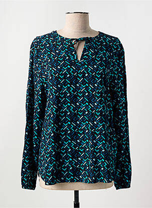 Blouse manches longues manches longues bleu CECIL femme