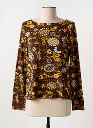T-shirt manches longues manches longues marron SURKANA femme