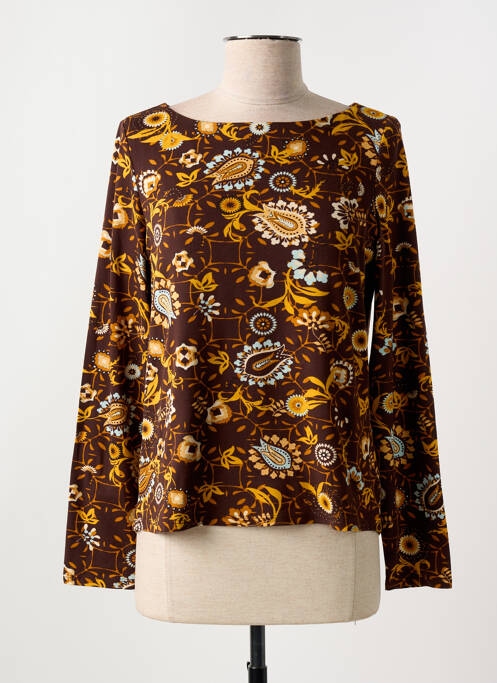 T-shirt manches longues manches longues marron SURKANA femme