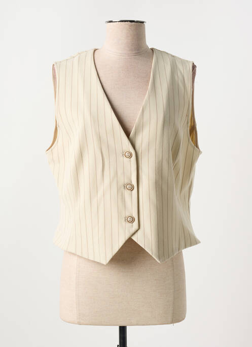 Gilet sans manche beige TONI pour femme