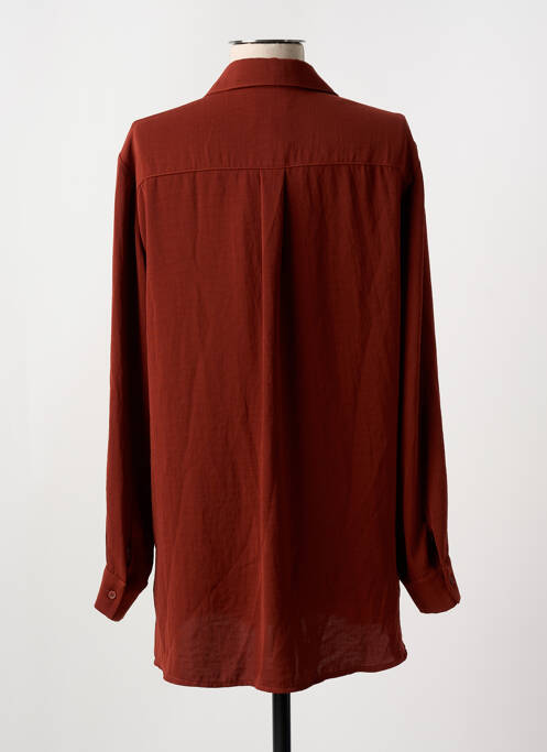 Tunique manches longues orange ANDAM pour femme