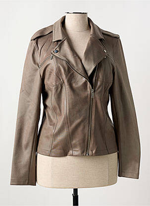 Veste casual coupe cintrée vert EVA KAYAN femme