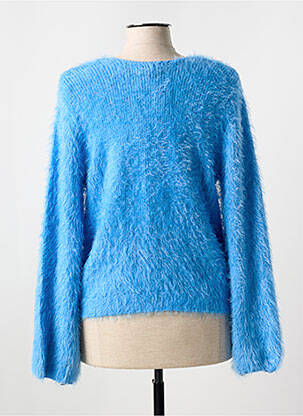 Gilet manches longues coupe cintrée bleu MARBLE femme