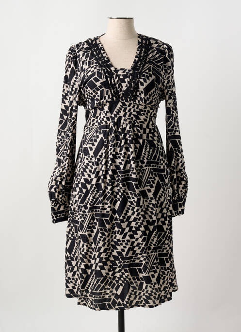 Robe mi-longue noir BARILOCHE pour femme