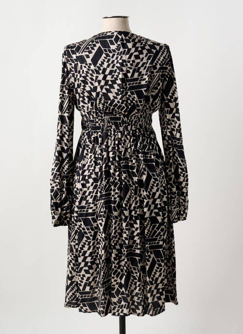 Robe mi-longue noir BARILOCHE pour femme