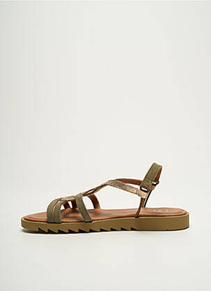 Sandales/nu pieds bout ouvert talon plat jusqu'à 3cm vert SMS femme