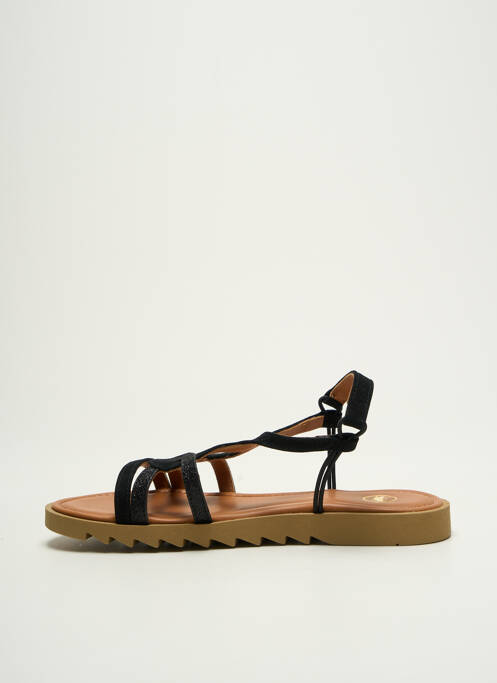 Sandales/Nu pieds noir SMS pour femme
