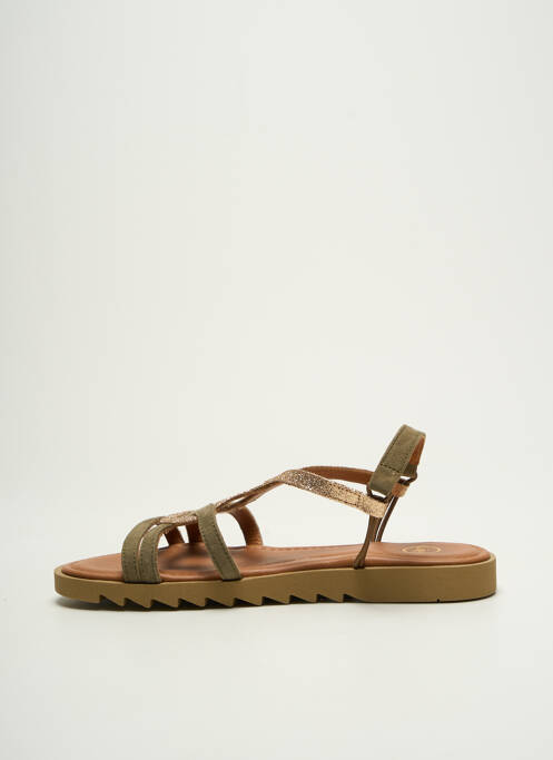 Sandales/Nu pieds vert SMS pour femme