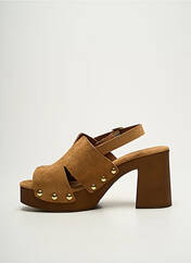 Sandales/Nu pieds marron COCO ET ABRICOT pour femme seconde vue