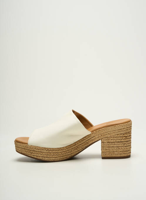 Mules/Sabots blanc ALIWELL pour femme