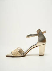 Sandales/Nu pieds or MYMA pour femme seconde vue